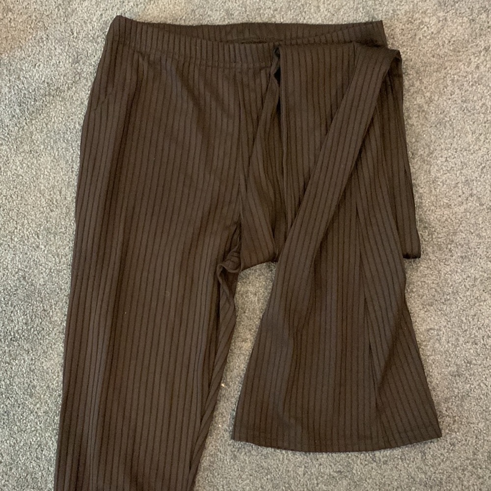 Flare black striped pants from ASOS - Picture 3 of 3